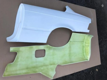 Rear side panels GRP, BMW 3 Series Coupé (E36)